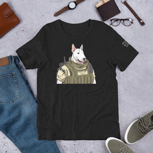 Bull Terrier Operator Unisex T-shirt